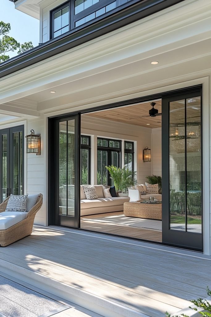 Integrated Outdoor-Indoor Porch Designs