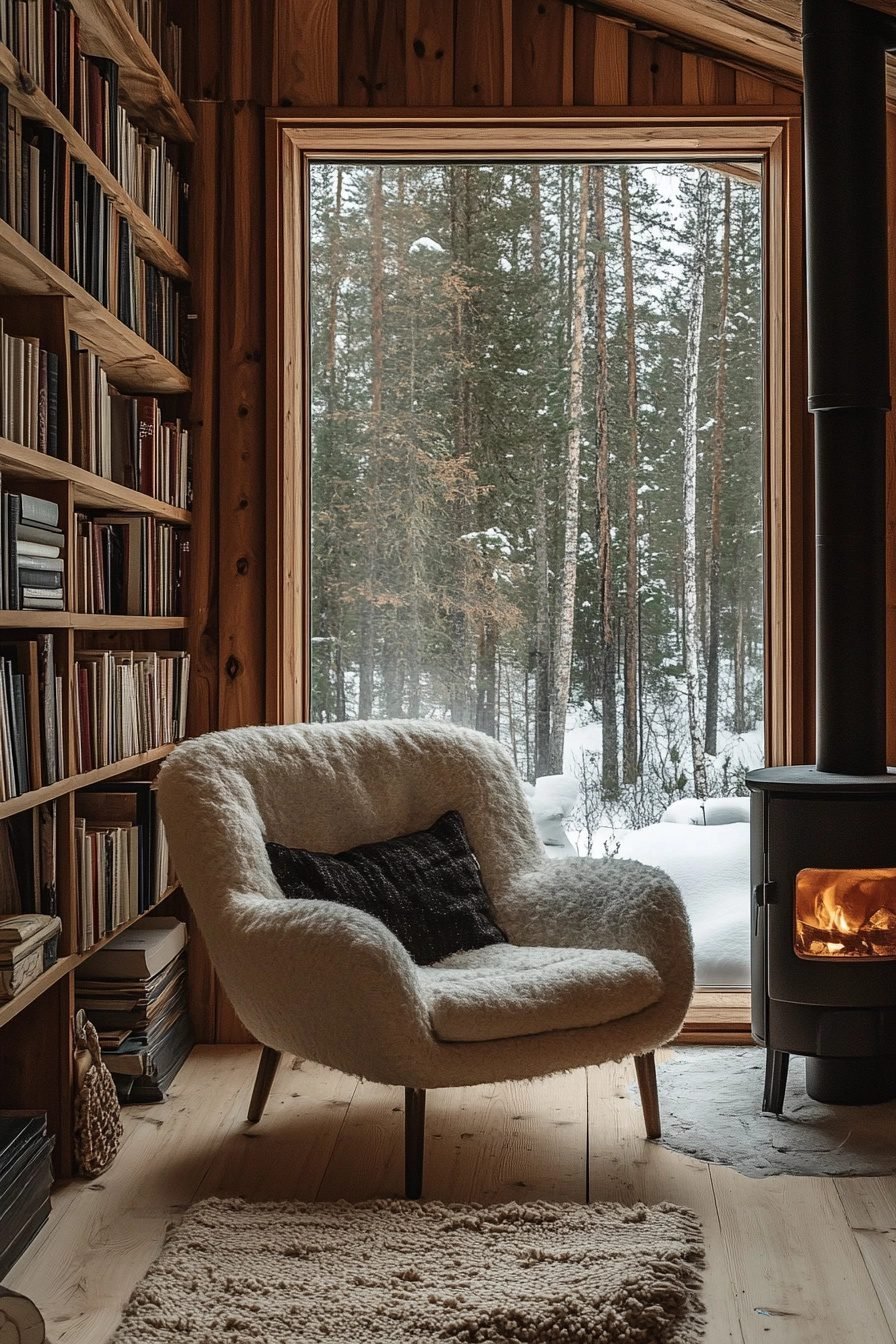 29 Small Nordic Cabin Interior Ideas To Create A Calm And Cozy Vibe ...
