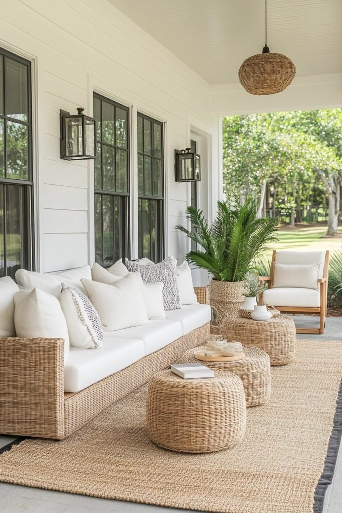 Minimal and Functional Porch Spaces