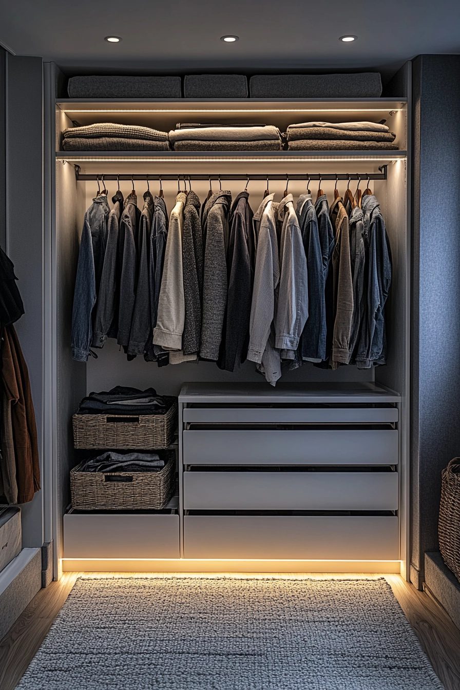 Curated visual reference: Visual Reference: 29 Tiny Apartment Closet Ideas For Efficient And Space Saving