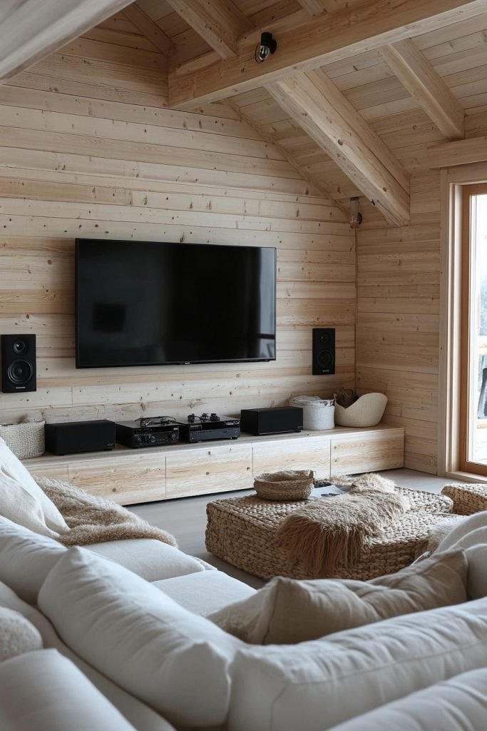 Minimalist Entertainment Area