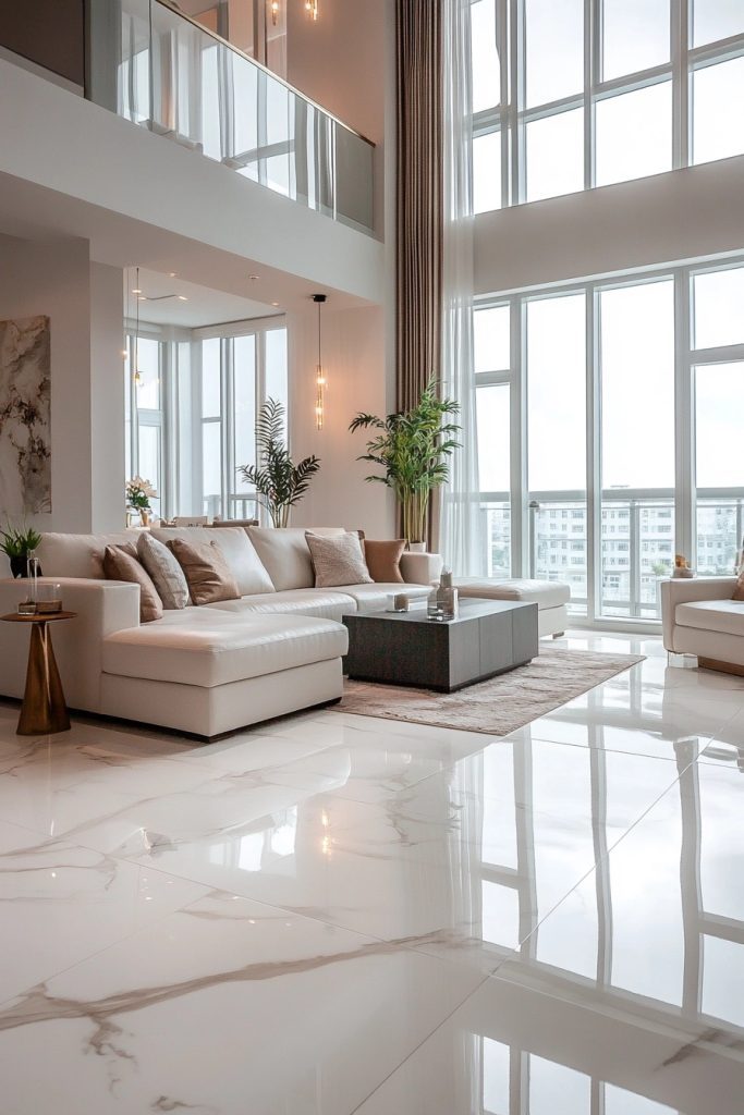 Modern Marble Living Room