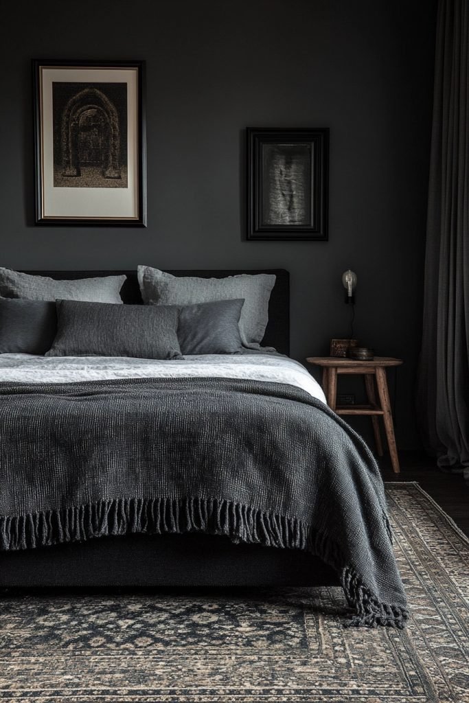 Moody Gray Boho Enclave