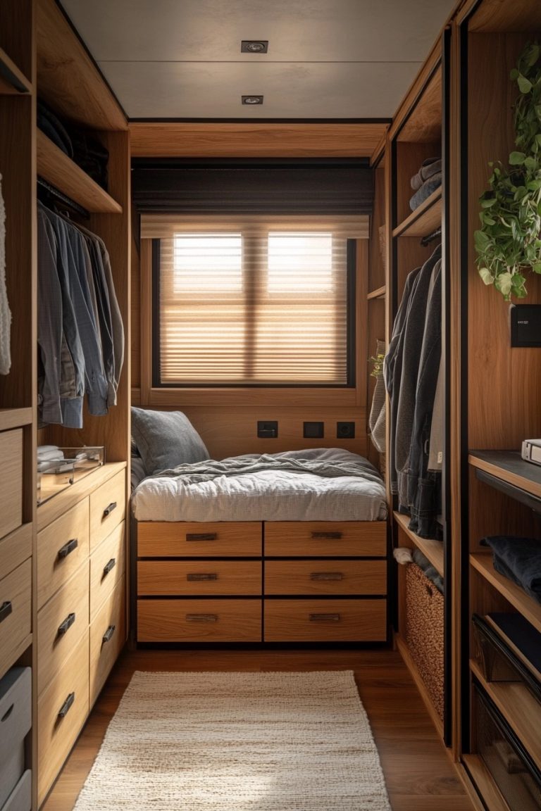 Efficient Storage For Tiny Closets Reference: 29 Tiny Apartment Closet Ideas For Efficient And Space Saving