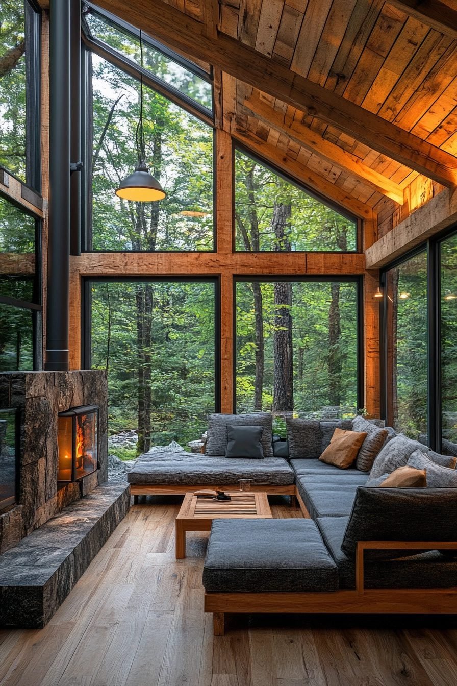 29 Small Cabin Interior Modern Ideas For A Fresh Take On Cabin Living ...
