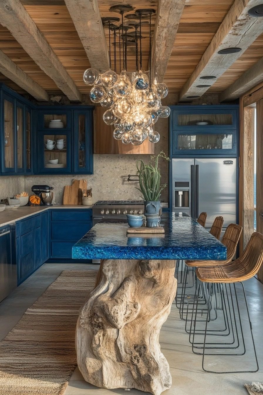 29 Coastal Boho Kitchen Ideas To Bring Beachy Vibes Indoors - Courtneys ...
