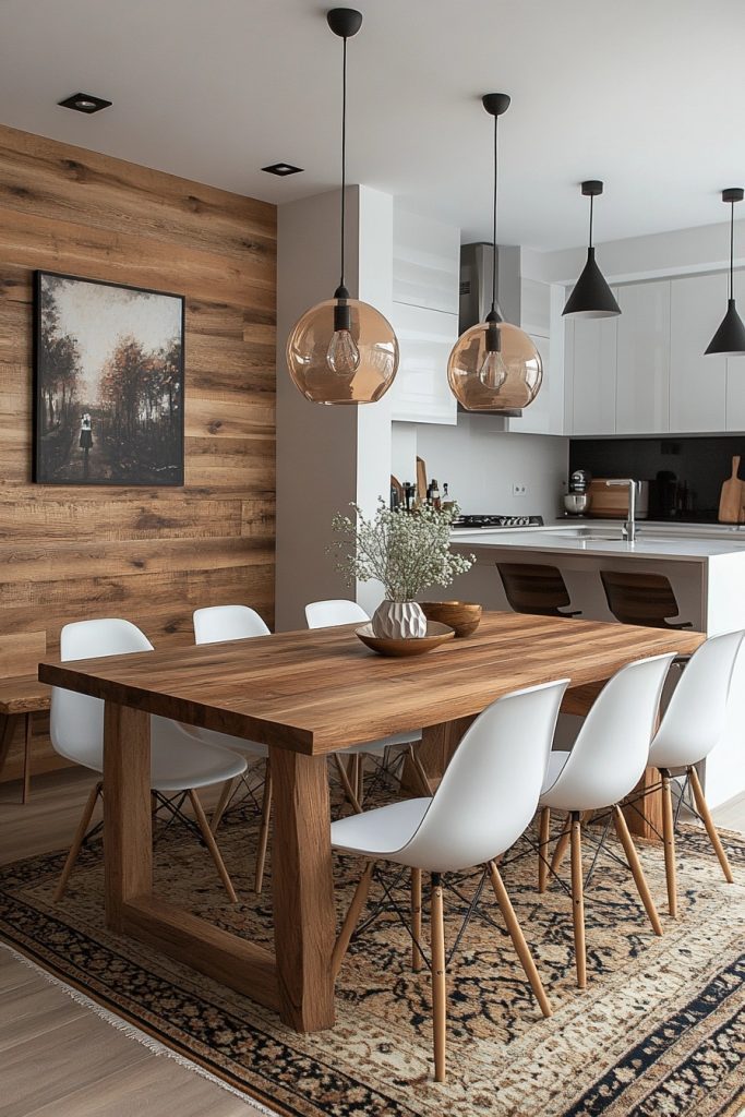 Open-Plan Apartment Dining