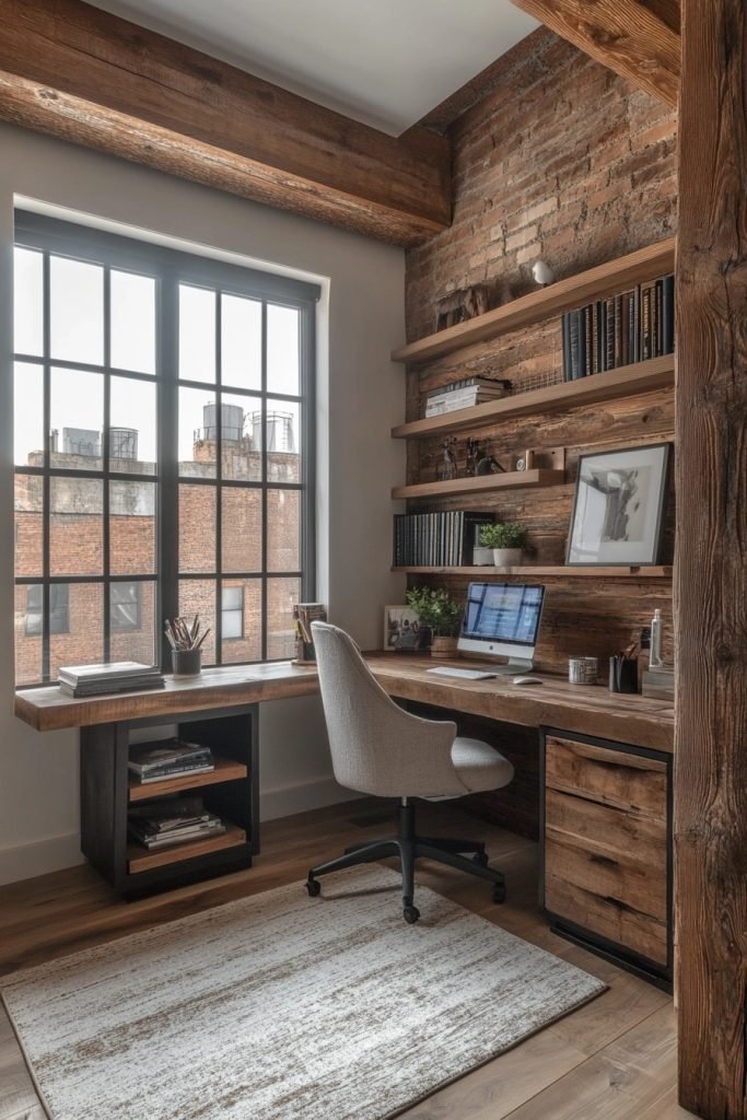 Peaceful Loft Study