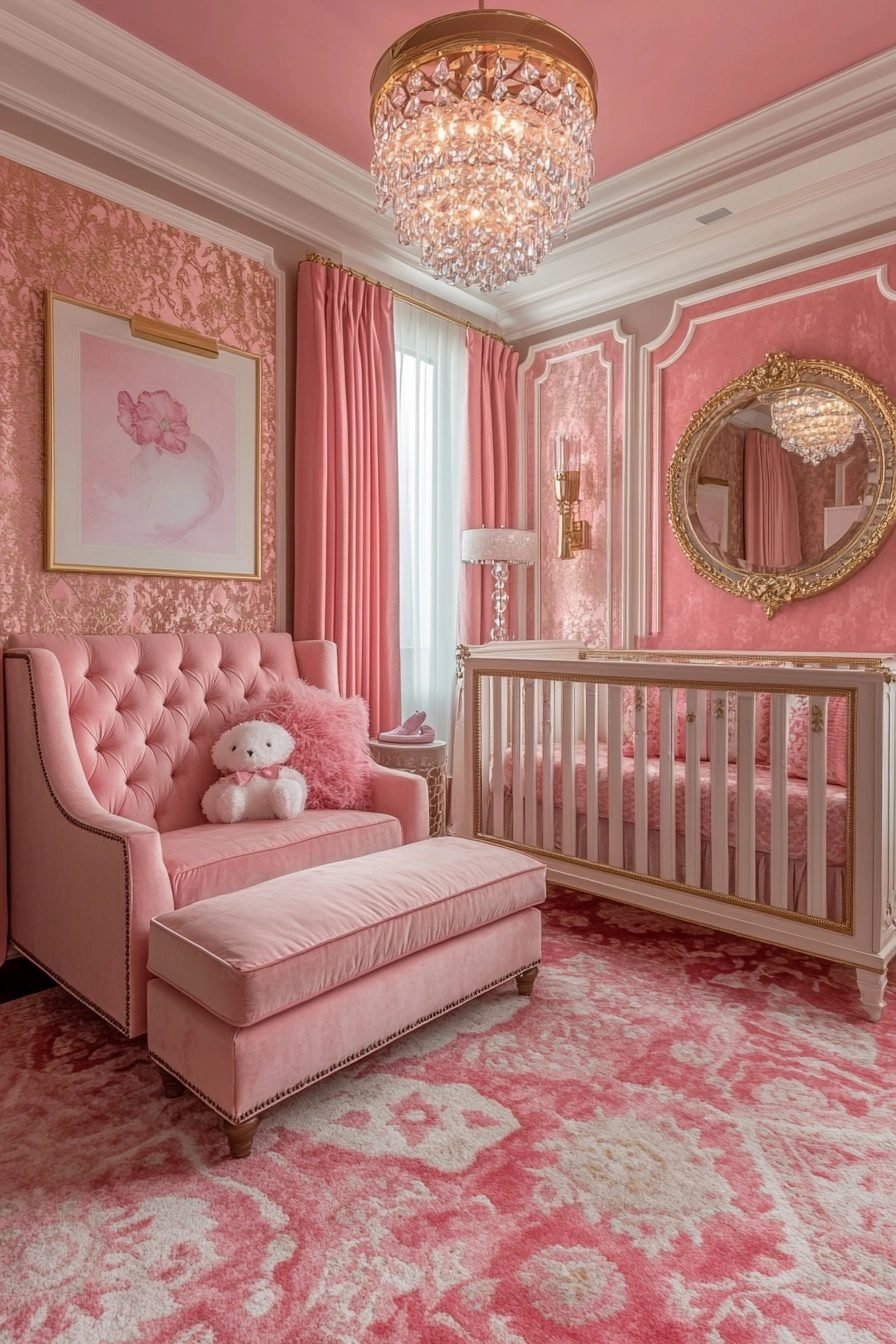 Pink Create 29 Pink Nursery Ideas To Make Your Baby’s Room Feel Magical - Courtneys ...