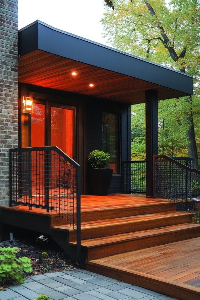 Porch Designs with Recycled Materials