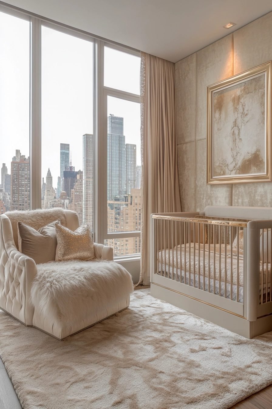 Illustration of Nursery Los Angeles Penthouse Rentals