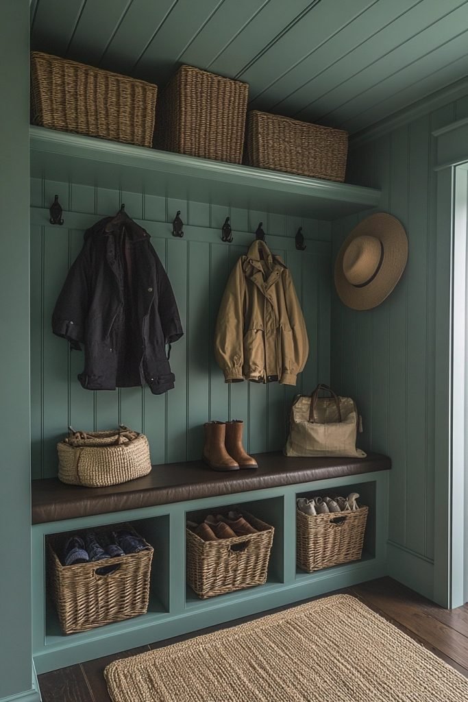 Practical Loft Mudroom