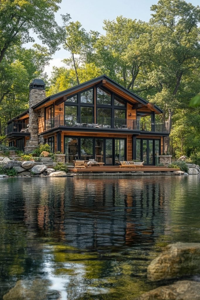 Riverfront Cabin Exterior