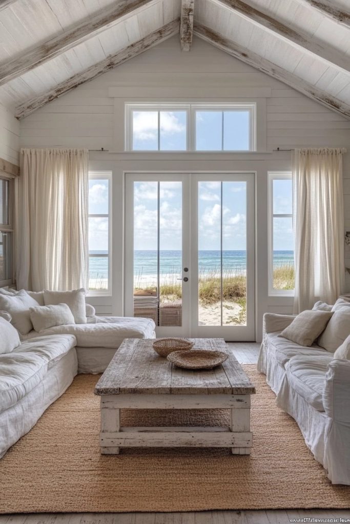 Rustic Beach House Living