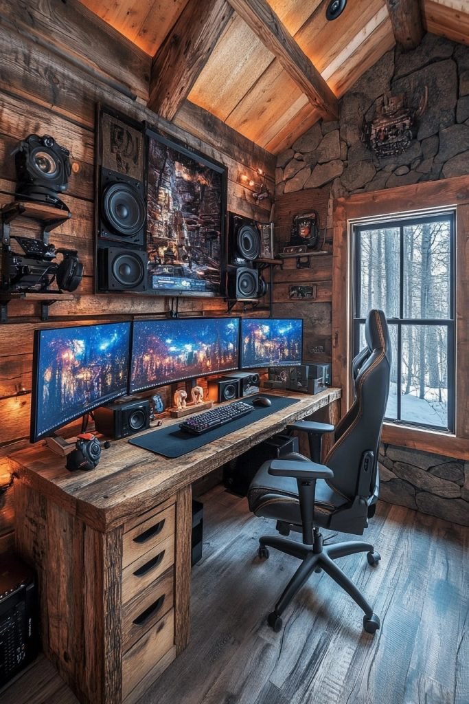 Rustic Gamer’s Hideout