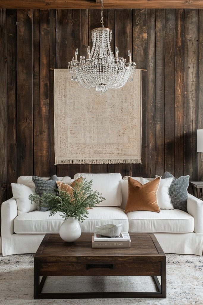 Rustic Glam Living Room