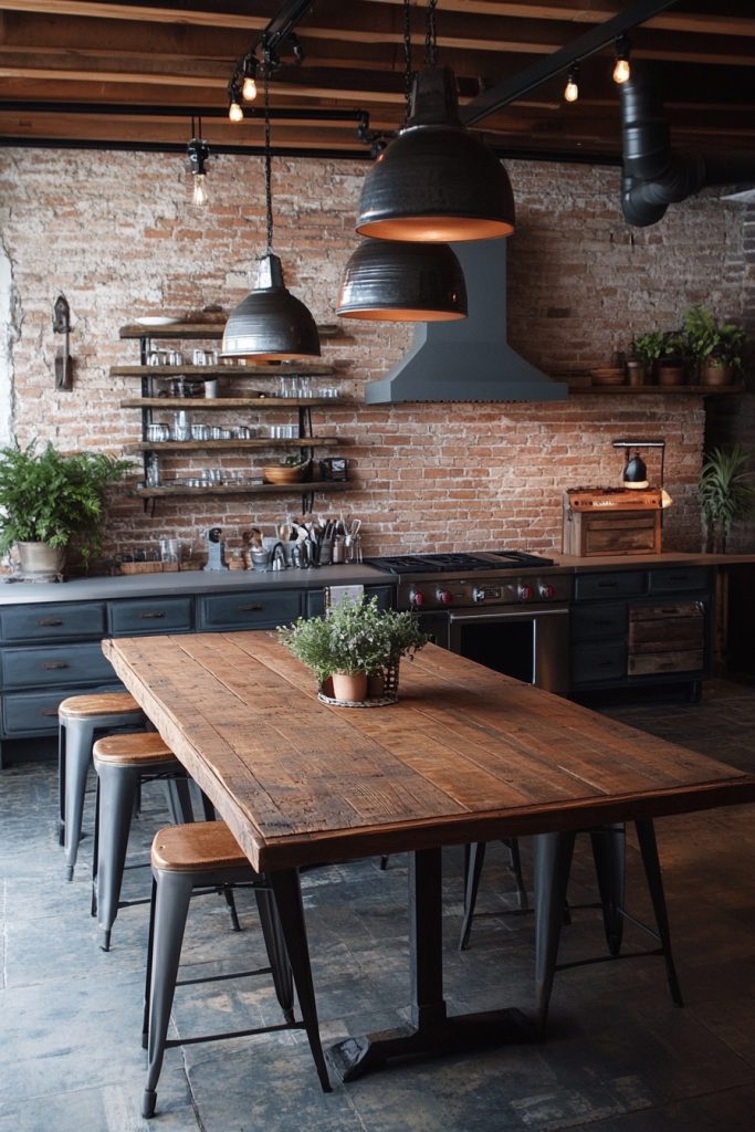 Rustic Industrial Kitchen