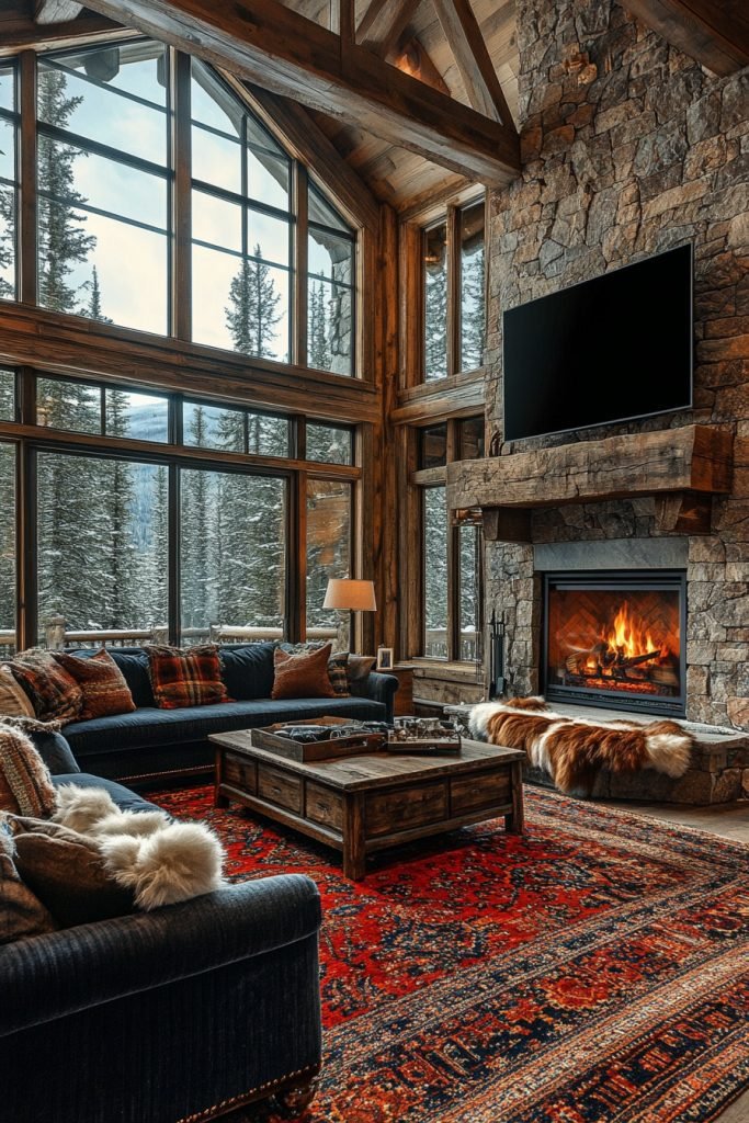 Rustic Living Room Retreat