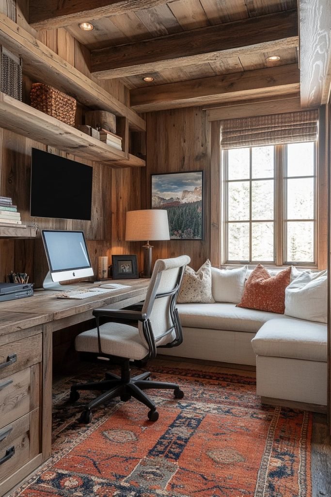 Rustic Modern Study