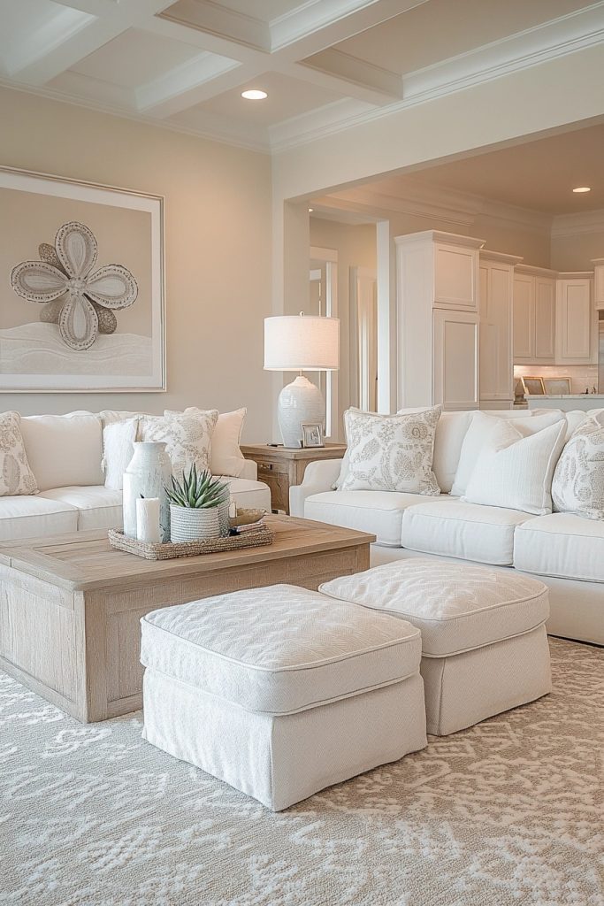 Sand Dollar Decor Living Room