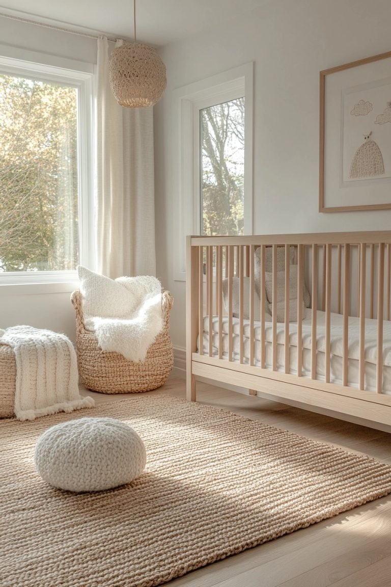 View of 9 Minimalist Nursery Ideas - nurtureand.com