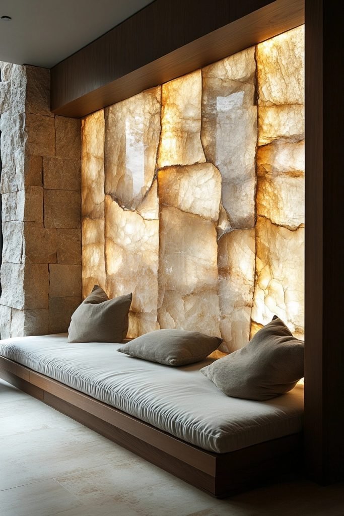 Serene Alabaster Meditation Nook