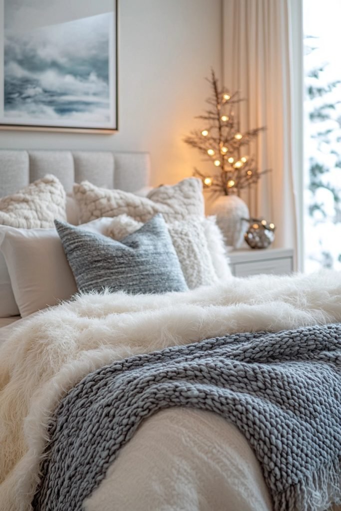 Serene Snowfall Boho Room