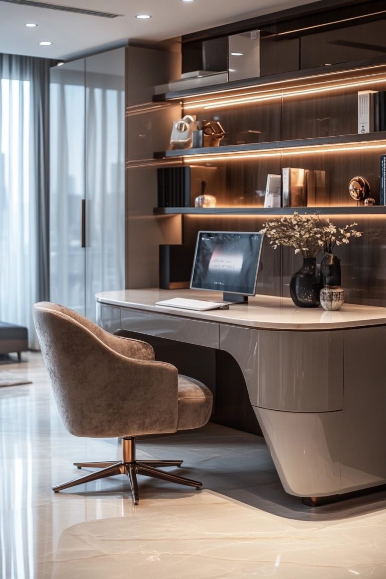 29 Tiny Apartment Home Office Ideas For Ergonomic Small-Space Solutions ...