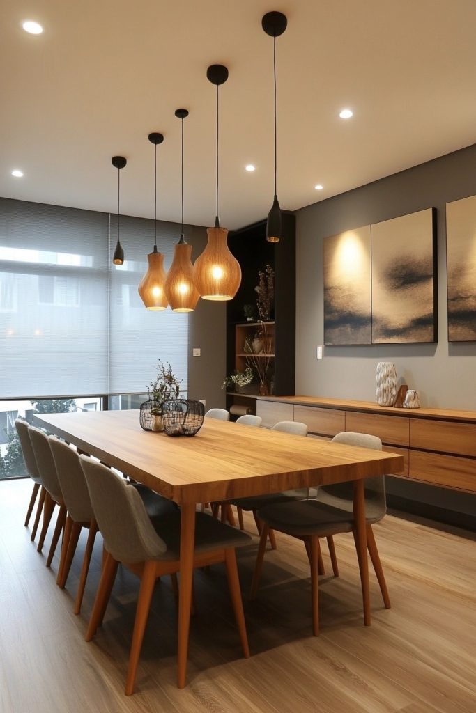 Sleek Suburban Dining Space