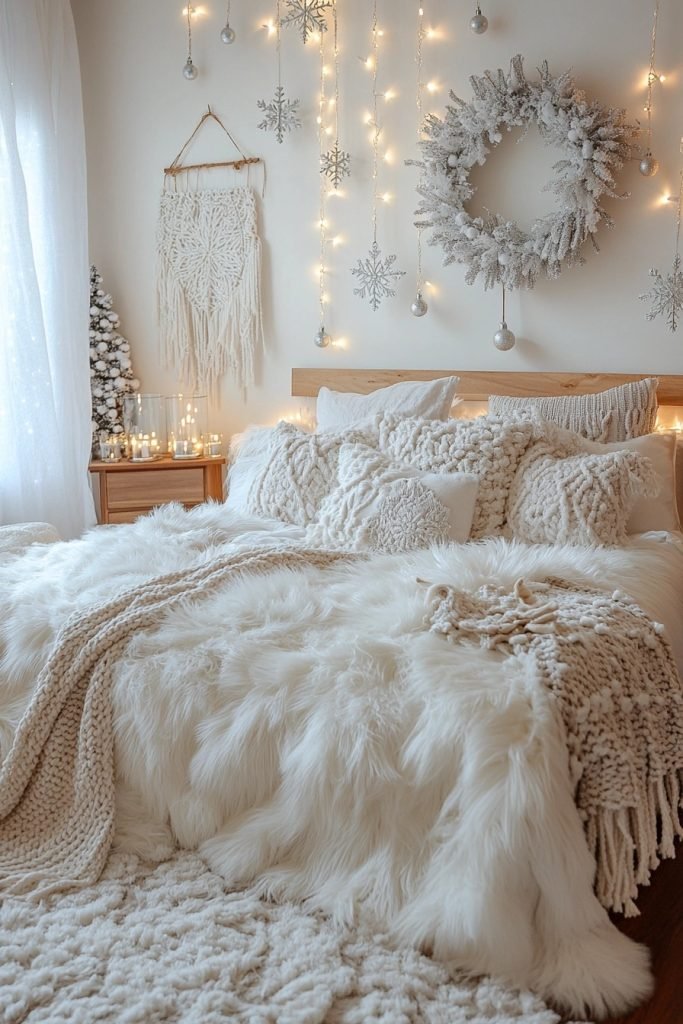 Snowflake Serenity Boho Room
