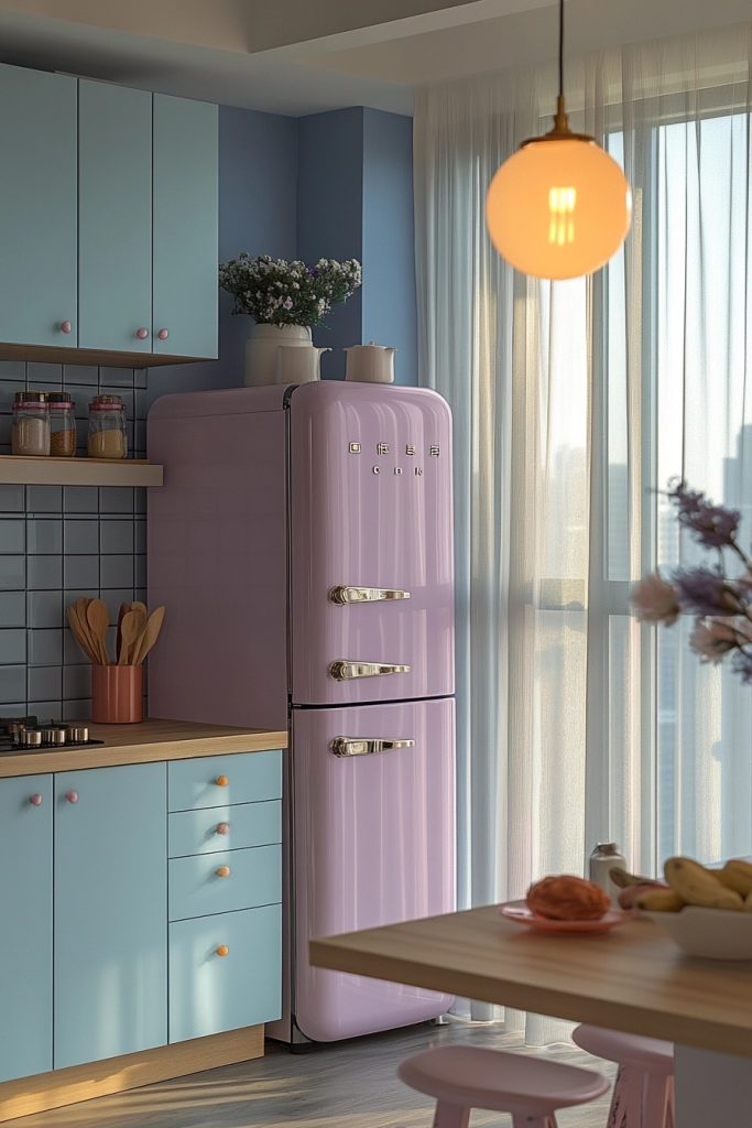 Soft Pastel Kitchen