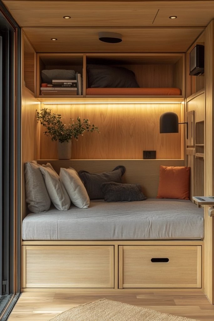 Space-Saving Functional Cabin