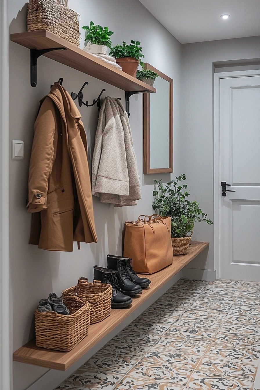 29 Tiny Apartment Entryway Ideas That Combine Function And Style ...