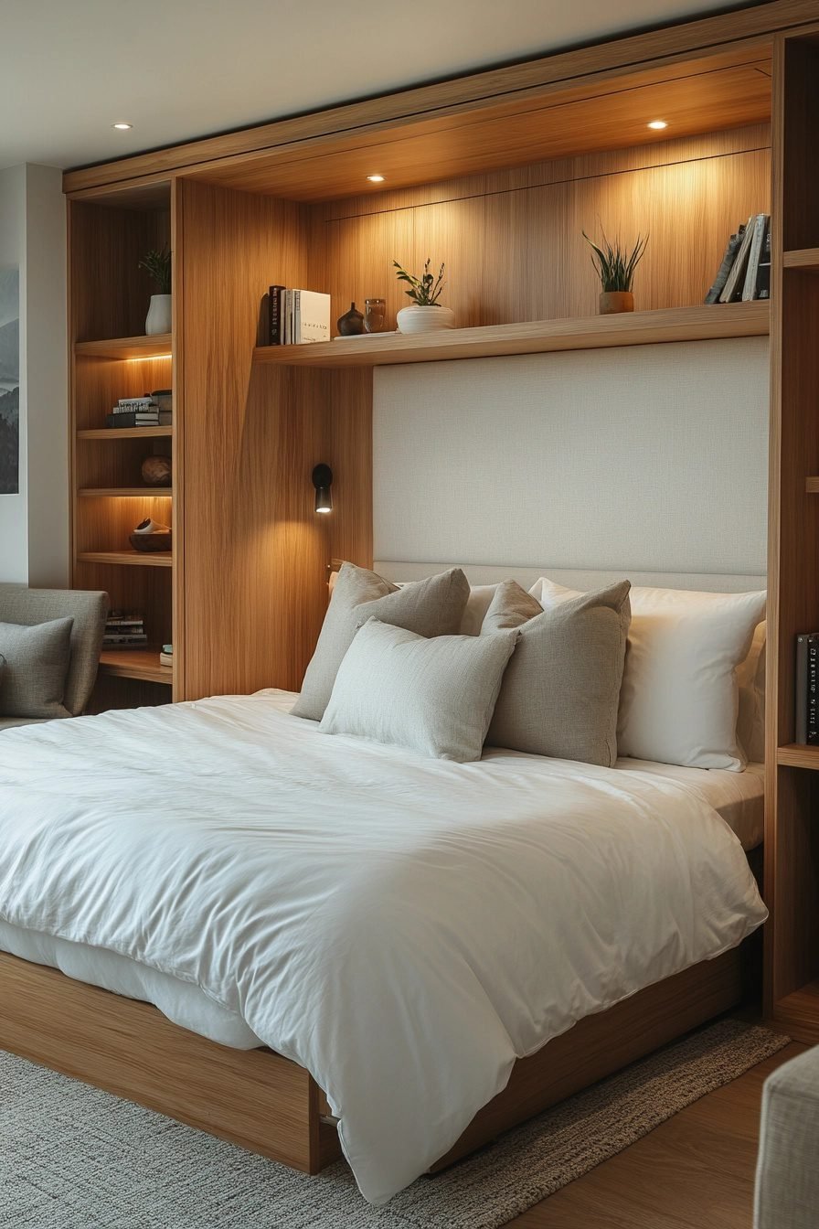 View of 60 Minimalist Bedroom Ideas for a Calming Refuge - The Spruce