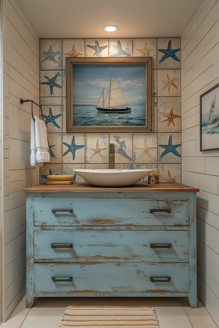 29 Coastal Farmhouse Bathroom Ideas To Enhance Your Home With Coastal