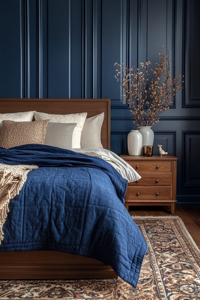 Tailored Navy Boho Hideaway