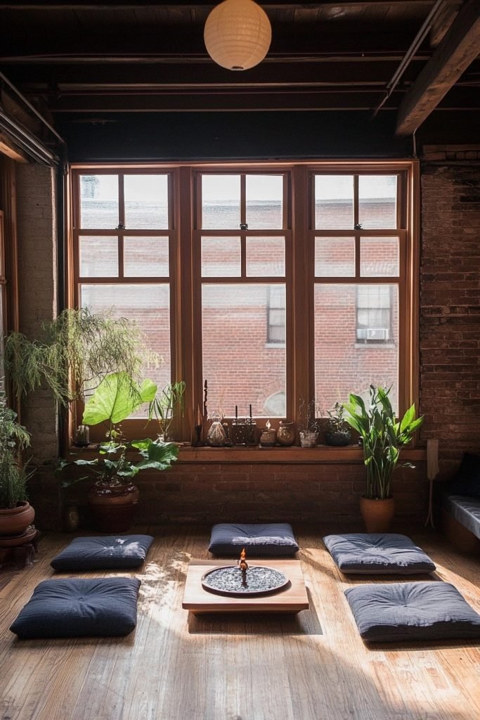 Tranquil Loft Meditation Space