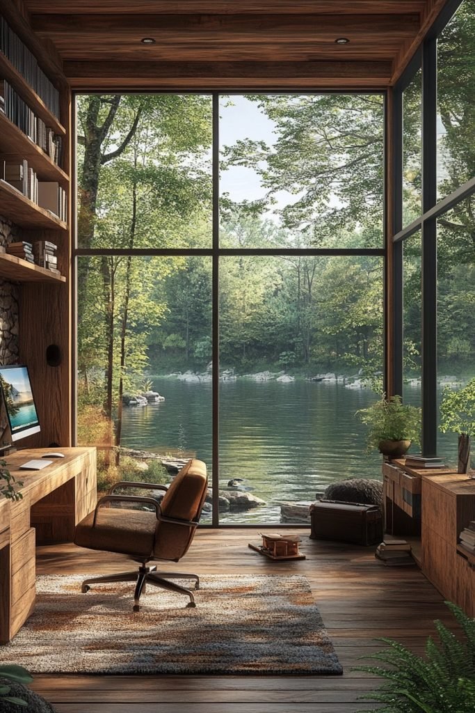 Tranquil Waterside Office