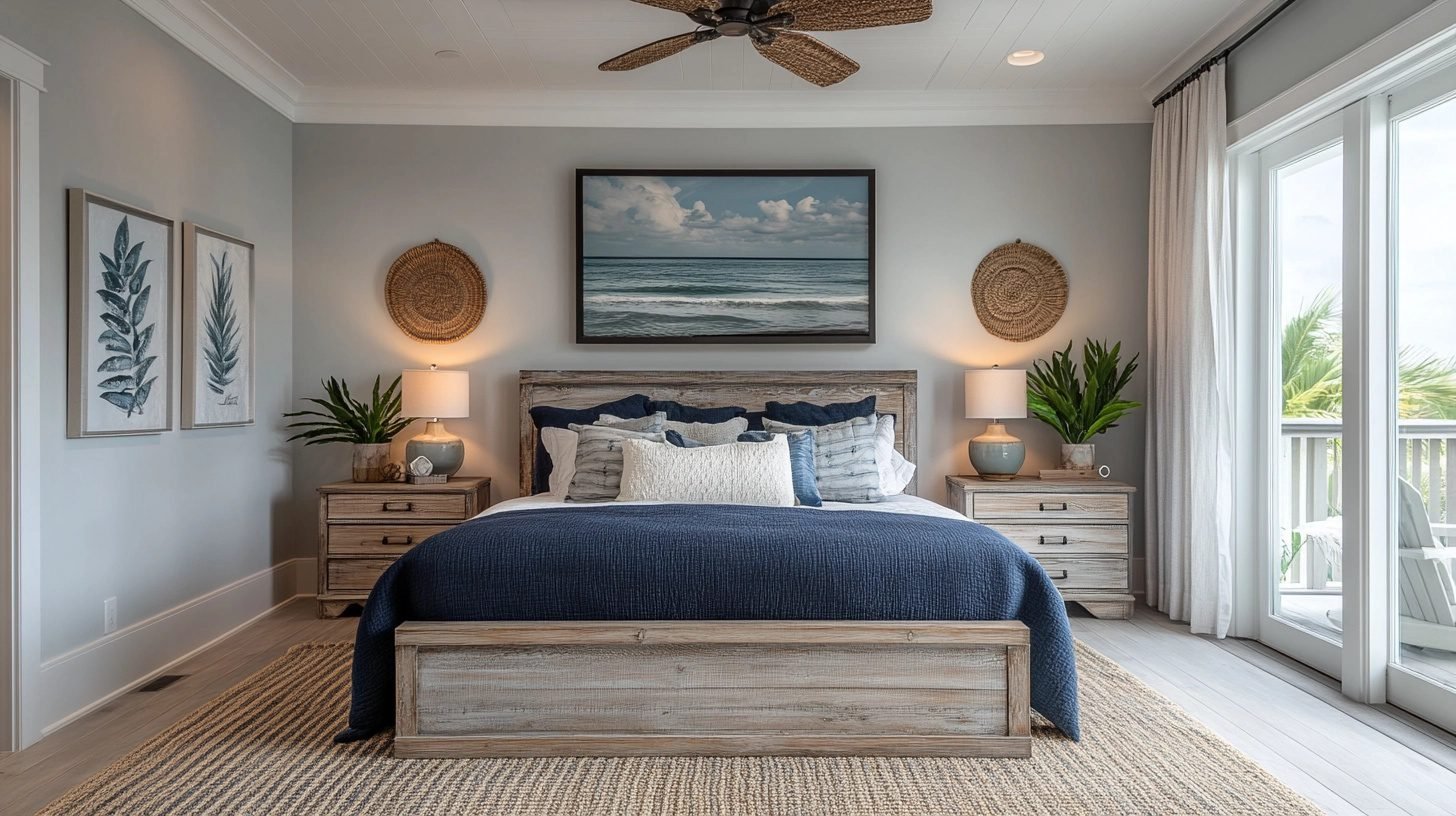 29 Coastal Farmhouse Bedroom Ideas For A Dreamy Seaside Retreat ...