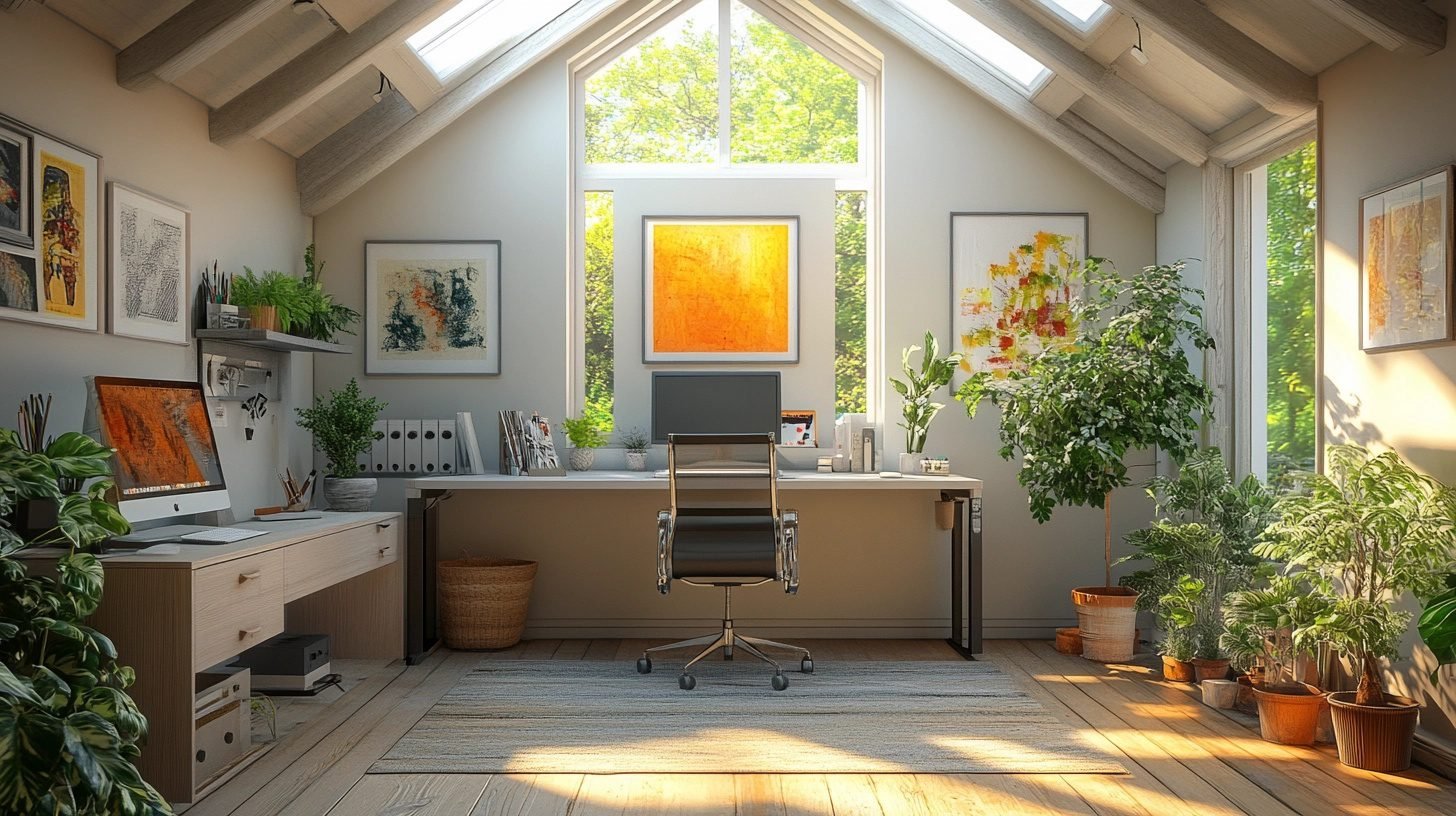 29 Small Cabin Interior Office Ideas For Designing A Small Yet