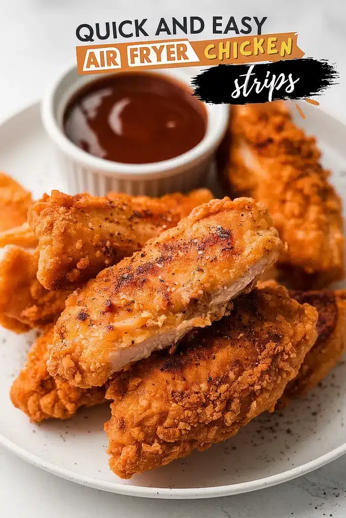 Crispy Air Fryer Chicken Strips Recipe | Quick & Easy 1 Air Fryer Chicken Strips