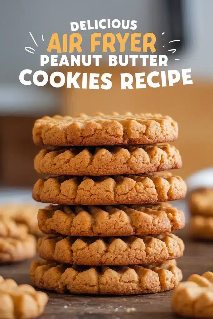 Air Fryer Peanut Butter Cookies