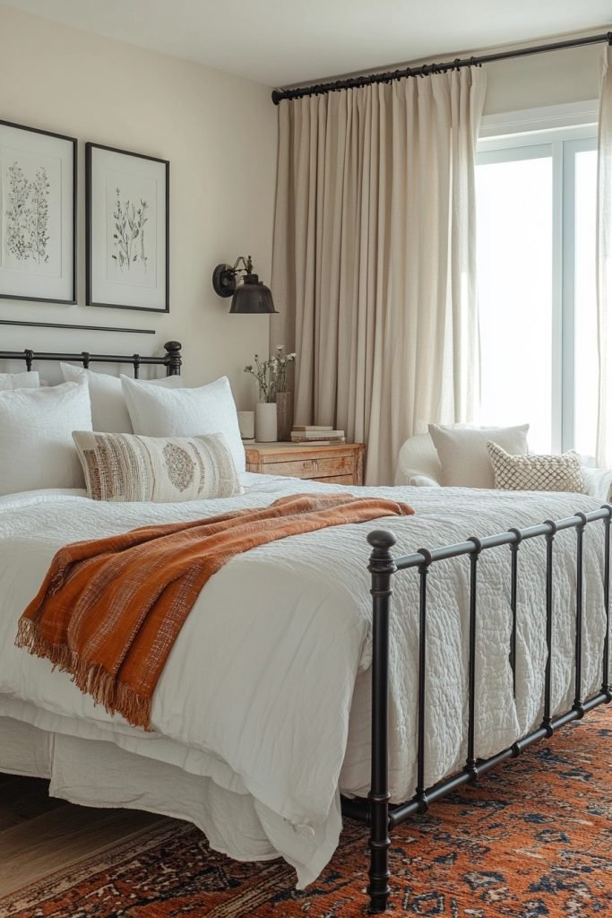 Airy Boho Guest Room
