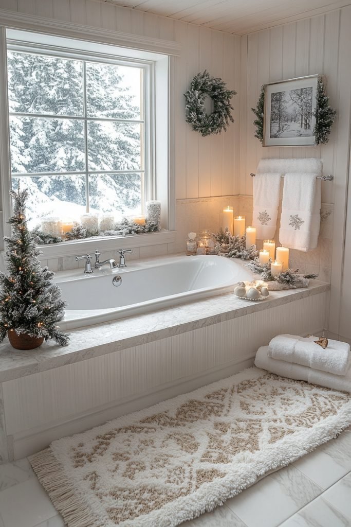 Alpine Christmas Bathroom