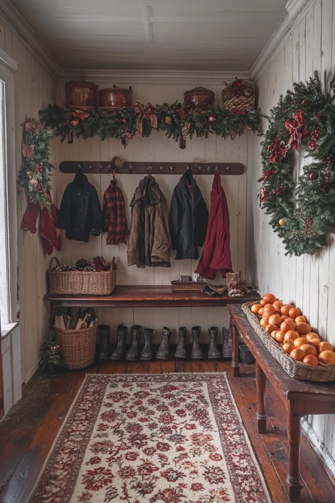Antique Farmhouse Mudroom