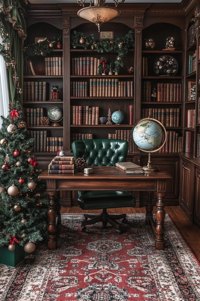 Antique-Inspired Home Office
