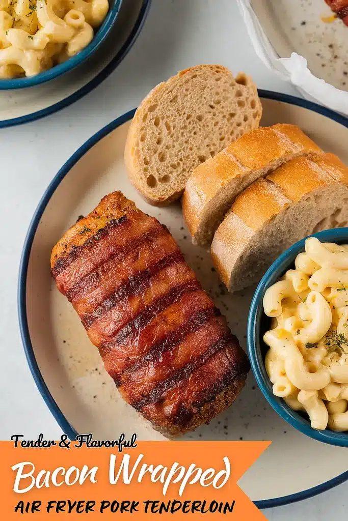 Air Fryer Magic: Bacon Wrapped Pork Tenderloin 1 Bacon Wrapped Air Fryer Pork Tenderloin