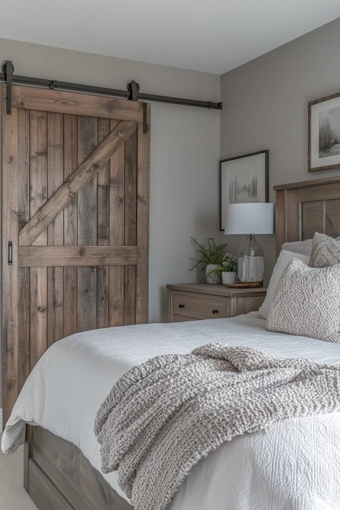 Barn Door Bedroom