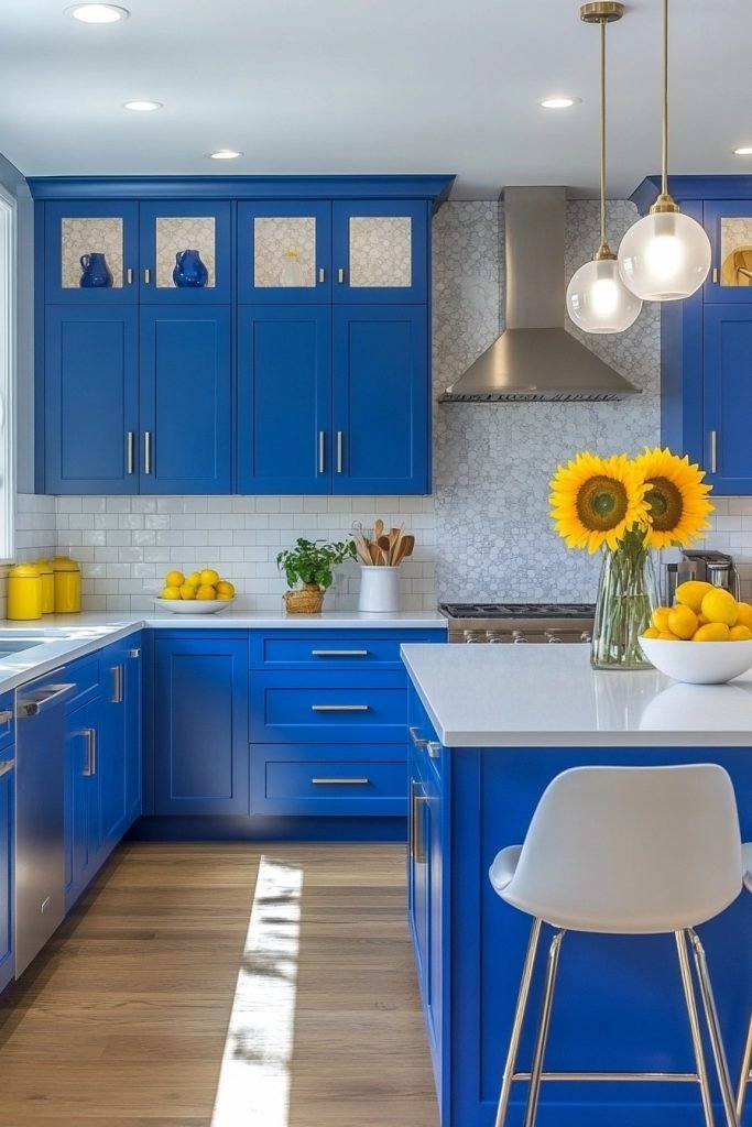 Blueberry Burst: Cheerful Blue Energy