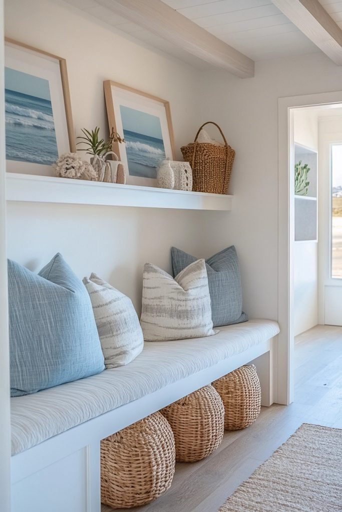 Boho Beach Hallway Nook
